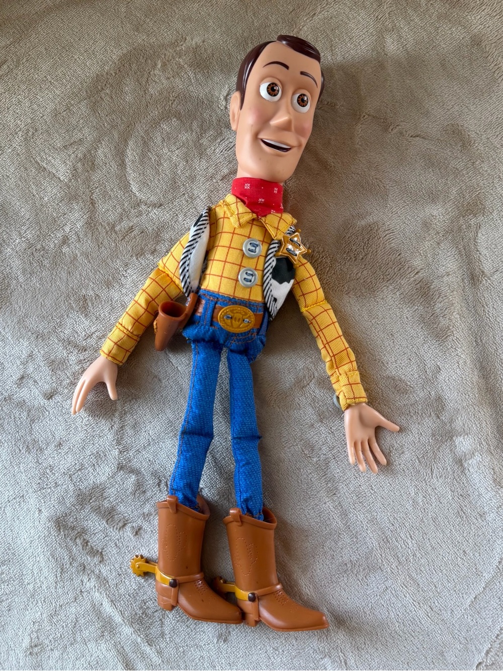 2002 Hasbro Toy Story Woody Pull String Talking Doll 13” Vintage